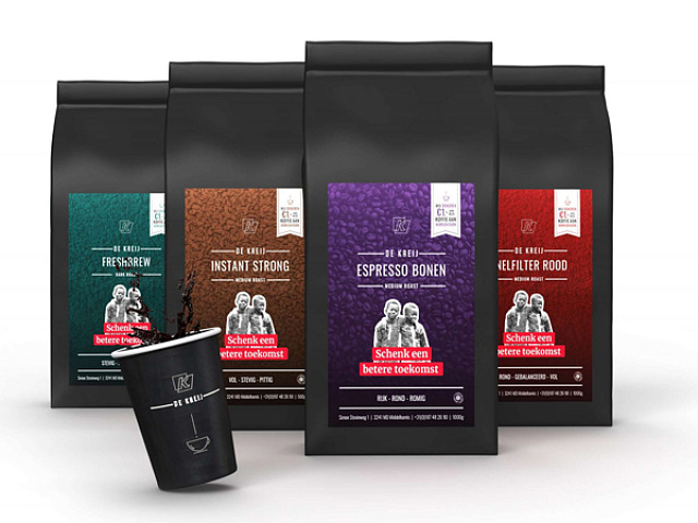 KreijKoffie - het eigen merk koffie van Groothandel De Kreij