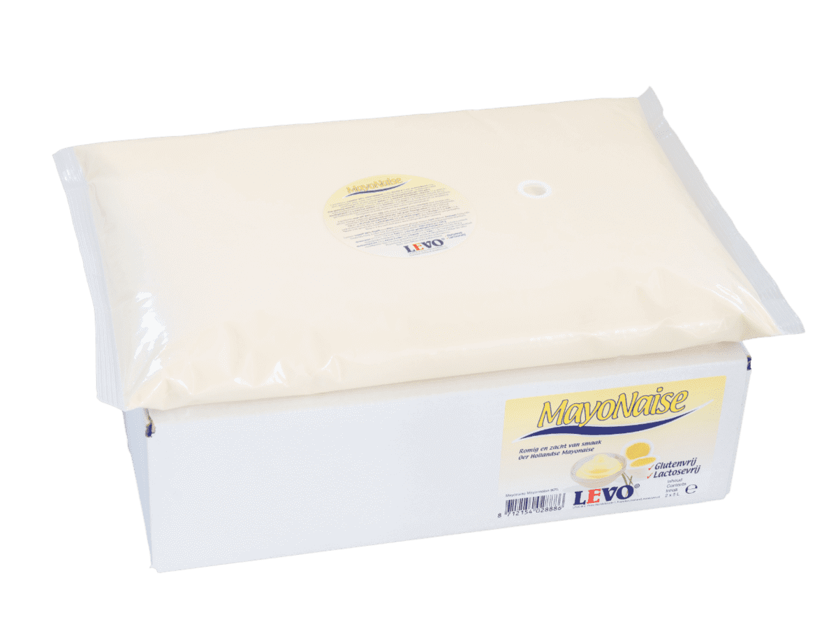 Mayonaise 80% Levo doos 2 zakken x 5 liter