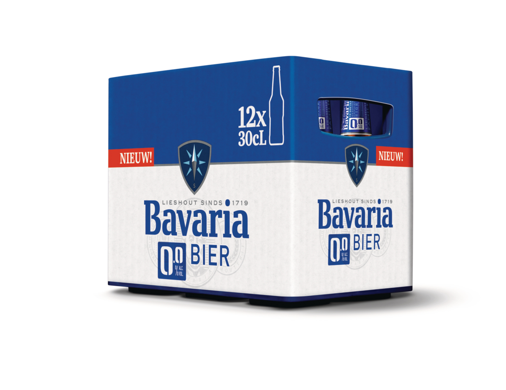 Bavaria Malt 0% bier krat 12 flesjes x 30 cl