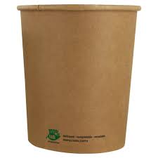 Soepbeker karton bruin 237 ml Conpax strip 50 st