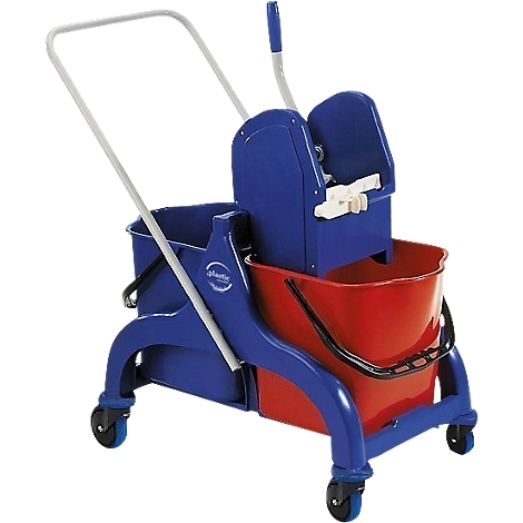 Rolemmer Twice met dubbele emmer en pers