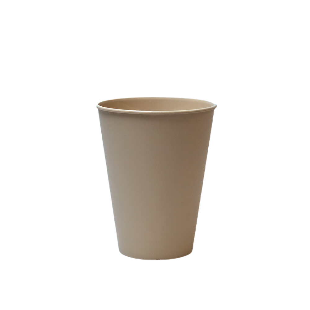 Soepbeker 300 ml beige herbruikbaar PP