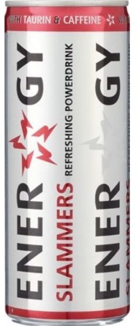 slammers energy drink tray 24 blikjes x 25 cl