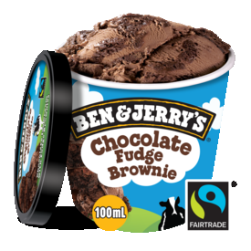 Ben&Jerry's Chocolate Fudge Brownie 12 st x 100 ml