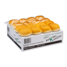 Kadet wit sesam gesneden 11cm Kamstra 32 stuks