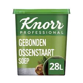 Gebonden ossestaartsoep Knorr 1,26 kilo 28 liter