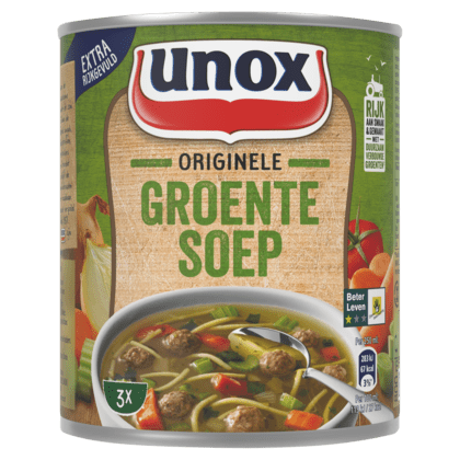 Groentesoep stevig Unox 12 blikken x 800 ml