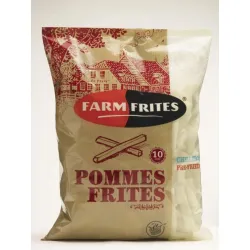 Frites chilled 10 mm vers Farm Frites 2 x 5 kg